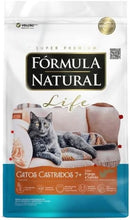 Formula Natural Life Ração Gatos Castrados Frango Salmão 7kg