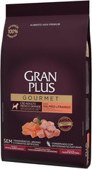 Granplus Ração Granplus Gourmet Para Cães Adultos De Porte Medio E Grande Sabor Salmao E Frango Affinity 10 1Kg