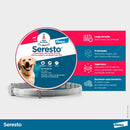 Coleira Seresto® anti-carrapatos e pulgas para cães acima de 8kg