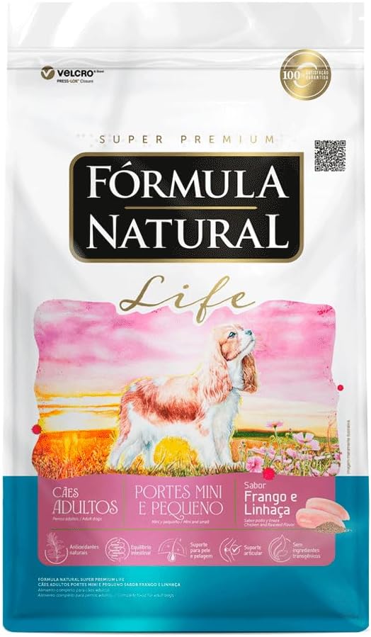Formula Natural Life - 3Kg - Ração para Cachorros, Alimento Seco