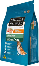 Fórmula Natural Super Premium Pró Cão Sênior Portes Médio E Grande Sabor Frango E Arroz Integral 15KG