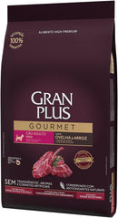Ração GranPlus Gourmet para Cães Adultos de Porte Mini Sabor Ovelha 10,1kg
