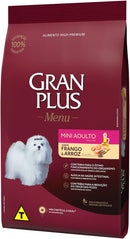 Granplus Ração Granplus Menu Cães Adultos Mini Frango E Arroz 10 1Kg