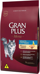 Granplus Ração Para Gatos Castrados Gran Plus Frango E Arroz 3Kg