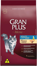 Granplus Ração Para Gatos Castrados Gran Plus Frango E Arroz 3Kg