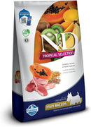N&D Tropical para Cães Adultos de Raças Mini e Pequenas Sabor Cordeiro, Cereais e Frutas Tropicais 2,5Kg