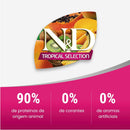 N&D Tropical para Cães Adultos de Raças Médias e Grandes Sabor Salmão, Cereais e Frutas Tropicais 12Kg