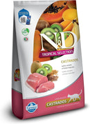 N&D Tropical para Gatos Adultos de Todas as Raças Sabor Suíno, Cereais e Frutas Tropicais 7Kg