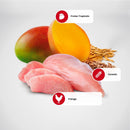 N&D Tropical para Cães Adultos de Raças Mini e Pequenas Sabor Frango, Cereais e Frutas Tropicais 2,5Kg