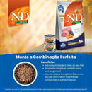N&D Pumpkin Ração para Cães Adultos Carnes Nobres Cordeiro de Raças Pequenas 10,1kg