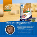 N&D Ancestral para Cães Adultos de Raças Mini e Pequenas Sabor Cordeiro, Blueberry, Aveia e Cevada 2,5Kg