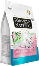 Fórmula Natural Life Ração Seca Para Gatos Filhotes Sabor Frango e Salmão 7Kg